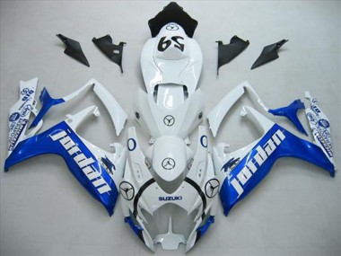 Carenados Moto Suzuki GSXR 600 2006-2007 - Blanco Azul Jordan 59 Baratos