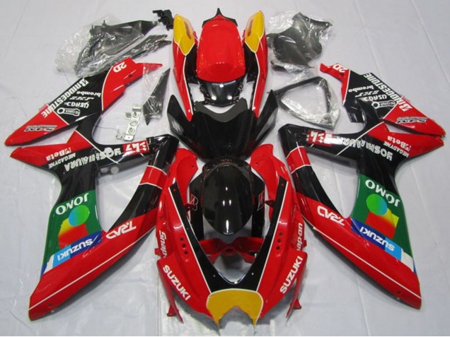 Carenados Moto Suzuki GSXR 600 2008-2010 - Rojo Naranja Azul Verde Negro JOMO Baratos