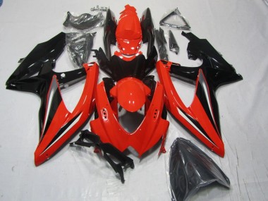 Carenados Moto Suzuki GSXR 600 2008-2010 - Rojo Negro Baratos