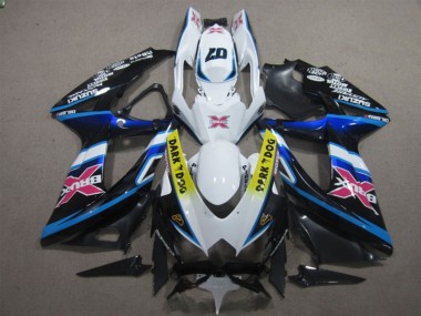 Carenados Moto Suzuki GSXR 600 2008-2010 - Blanco Azul Negro Amarillo Dark Dog Rosa X Baratos