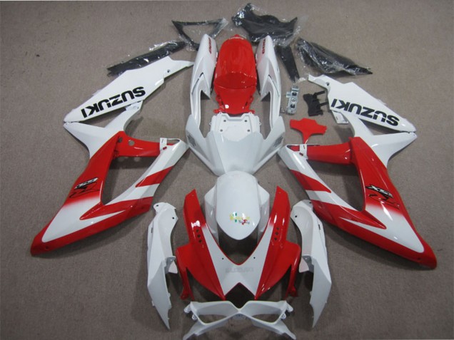 Carenados Moto Suzuki GSXR 600 2008-2010 - Blanco Rojo Baratos