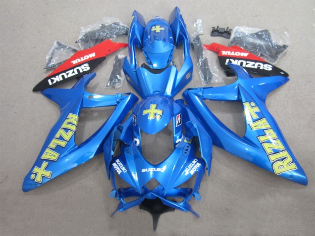 Carenados Moto Suzuki GSXR 600 2008-2010 - Azul Amarillo Rojo Negro Rizla Motul Baratos