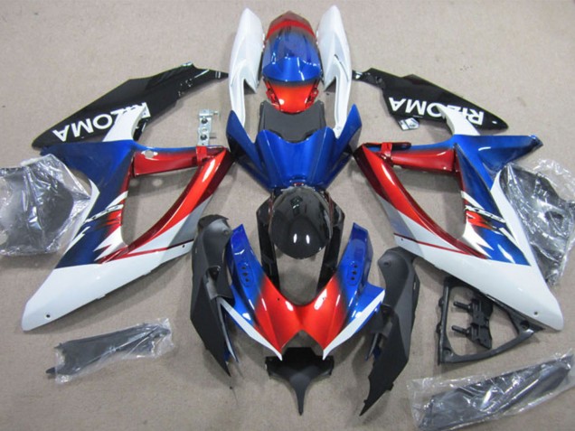 Carenados Moto Suzuki GSXR 600 2008-2010 - Blanco Rojo Azul Negro Rizoma Baratos