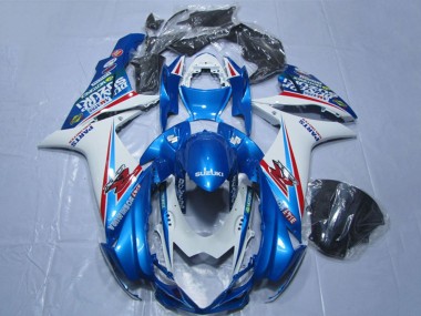 Carenados Moto Suzuki GSXR 600 2011-2024 - Azul Blanco Baratos