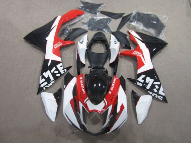 Carenados Moto Suzuki GSXR 600 2011-2024 - Negro Rojo Blanco Baratos