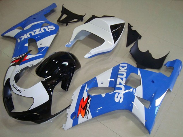 Carenados Moto Suzuki GSXR 750 2001-2003 - Blanco Azul Negro Brillante Baratos