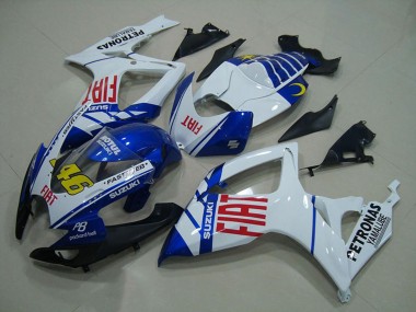Carenados Moto Suzuki GSXR 750 2006-2007 - Blanco Azul Rojo Fiat 46 Baratos