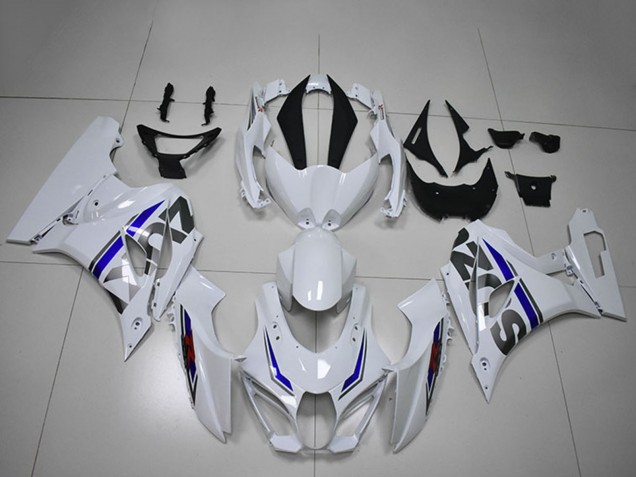 Carenados Moto Suzuki GSXR 1000 2017-2024 - Blanco Azul Baratos