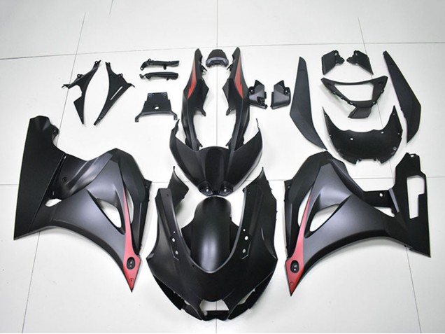 Carenados Moto Suzuki GSXR 1000 2017-2024 - Negro Mate Rojo Baratos