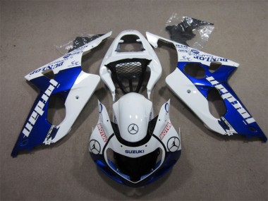 Carenados Moto Suzuki GSXR 1000 2000-2002 - Blanco Azul Jordan Motul Baratos