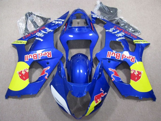 Carenados Moto Suzuki GSXR 1000 2003-2004 - Azul Amarillo Rojo Bull Baratos