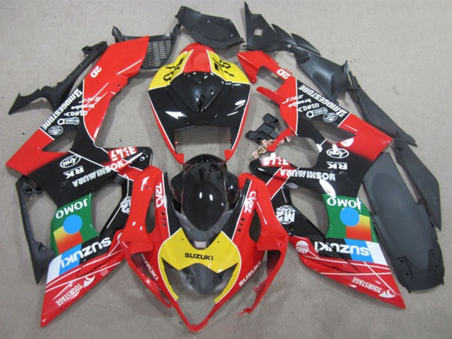 Carenados Moto Suzuki GSXR 1000 2005-2006 - Negro Rojo Amarillo Azul JOMO Baratos