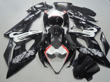 Carenados Moto Suzuki GSXR 1000 2005-2006 - Negro Brillante Blanco Rojo Faro Baratos