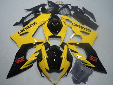 Carenado Moto Suzuki GSXR 1000 2005-2006 - Amarillo Negro Brillante Baratos