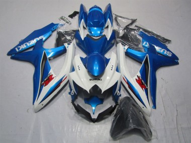 Carenado Moto Suzuki GSXR 1000 2007-2008 - Blanco Azul Rojo Baratos