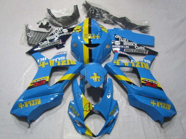 Carenados Moto Suzuki GSXR 1000 2007-2008 - Azul Amarillo Negro Rizla 41 Baratos