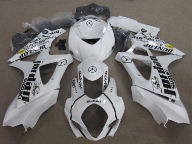 Carenados Moto Suzuki GSXR 1000 2007-2008 - Blanco Negro Jordan Baratos