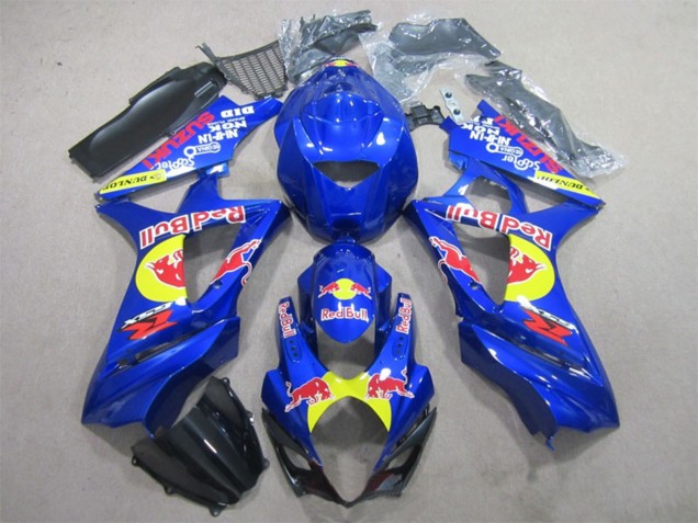 Carenados Moto Suzuki GSXR 1000 2007-2008 - Azul Amarillo Negro Rojo Bull Baratos