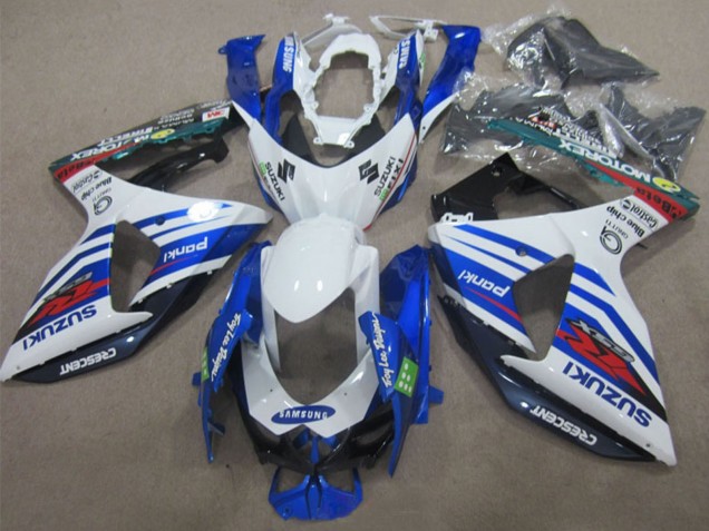 Carenados Moto Suzuki GSXR 1000 2009-2016 - Blanco Azul Rojo Samsung Baratos