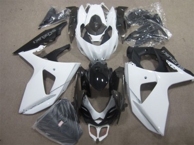 Kits Carenado Moto Suzuki GSXR 1000 2009-2016 - Blanco Negro Baratos