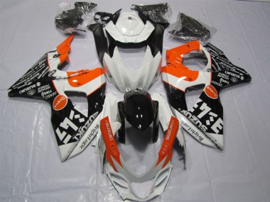 Carenados Moto Suzuki GSXR 1000 2009-2016 - Blanco Naranja Negro Bright Logic Baratos