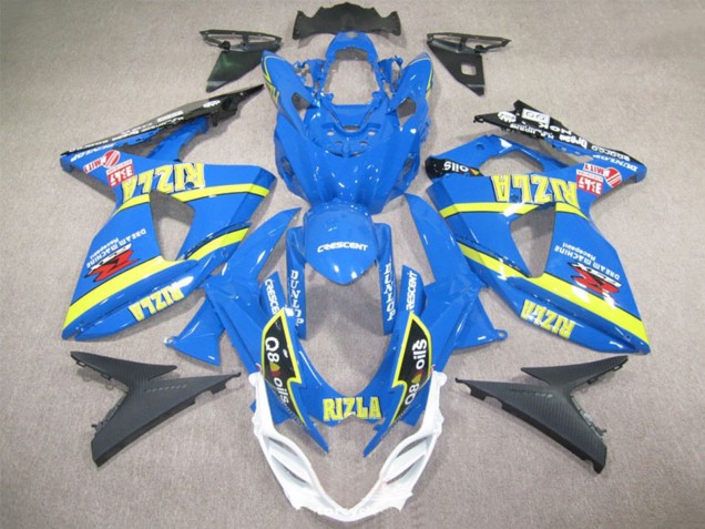 Carenados Moto Suzuki GSXR 1000 2009-2016 - Azul Amarillo Rizla Q8 Oils Baratos