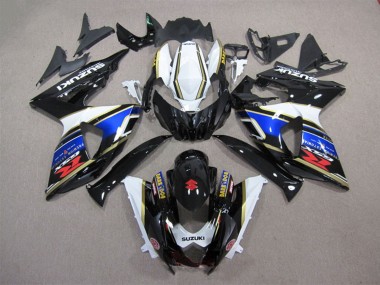 Carenado Moto Suzuki GSXR 1000 2009-2016 - Blanco Azul Negro Dark Dog Baratos