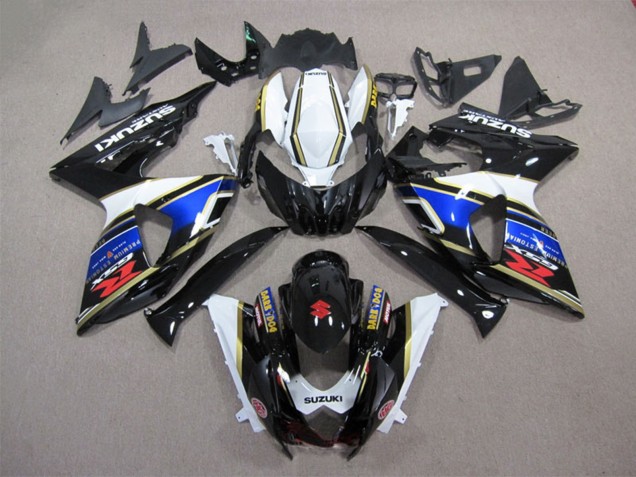 Carenado Moto Suzuki GSXR 1000 2009-2016 - Blanco Azul Negro Dark Dog Baratos