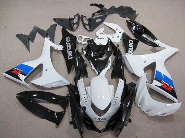 Plásticos Moto ABS Suzuki GSXR 1000 2009-2016 - Blanco Azul Negro Baratos
