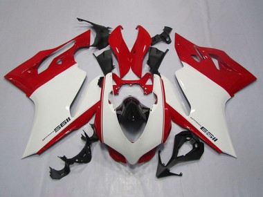 Carenados Moto Ducati 1199 2011-2014 - Blanco Rojo Negro Baratos