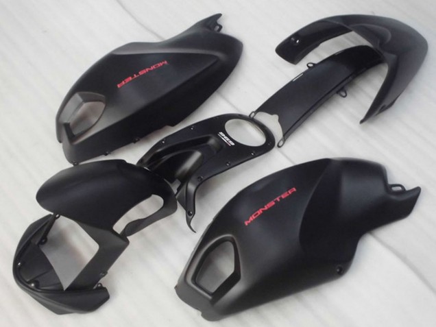 Carenado Moto Ducati Monster 696 2008-2012 - Negro Mate Baratos