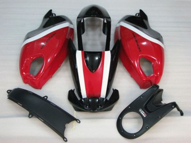 Kits Carenado Moto Ducati Monster 696 2008-2012 - Blanco Rojo Negro Brillante Baratos