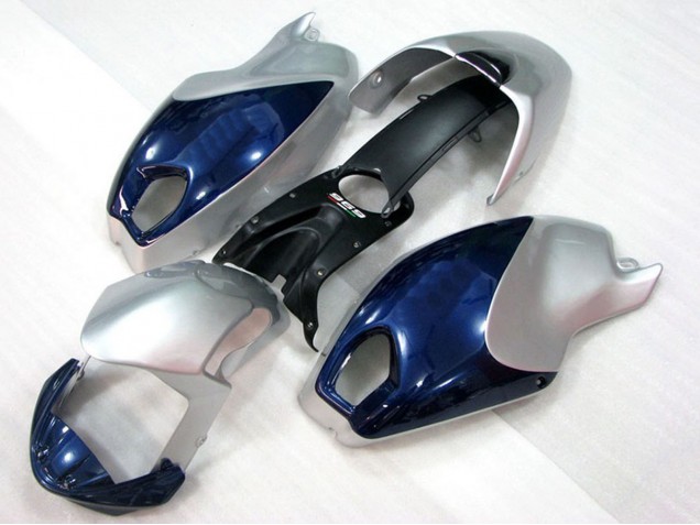 Carenados Moto Ducati Monster 696 2008-2012 - Azul Oscuro Plata Baratos
