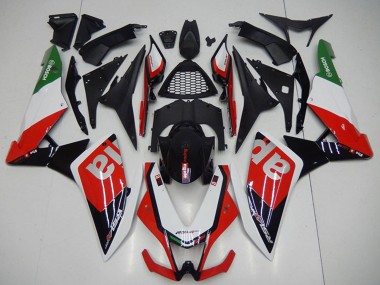 Carenados Moto Aprilia RSV4 1000 2009-2015 - Negro Rojo Blanco Baratos