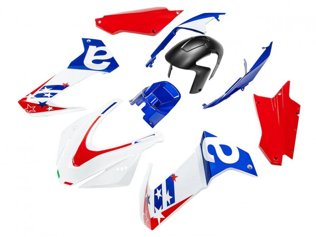 Carenado Moto Aprilia RS660 2020-2024 - Blanco Azul Rojo Baratos