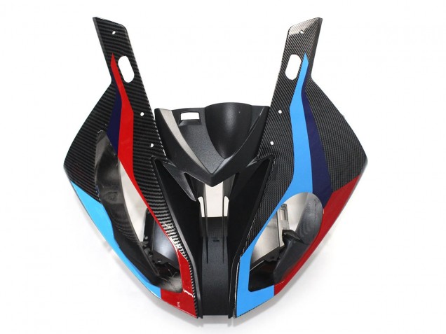 Carenados Moto BMW S1000RR 2015-2016 - Azul Rojo FibraCarbono Baratos