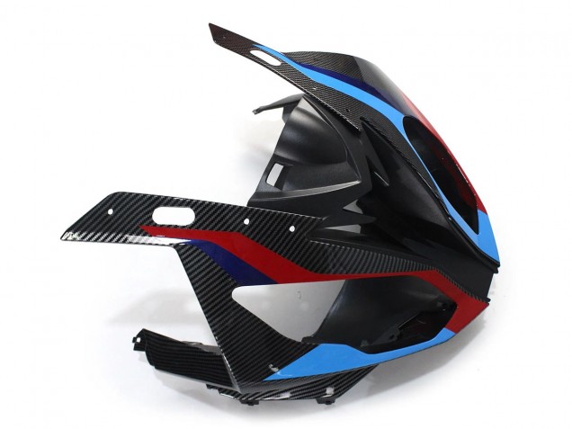 Carenados Moto BMW S1000RR 2015-2016 - Azul Rojo FibraCarbono Baratos