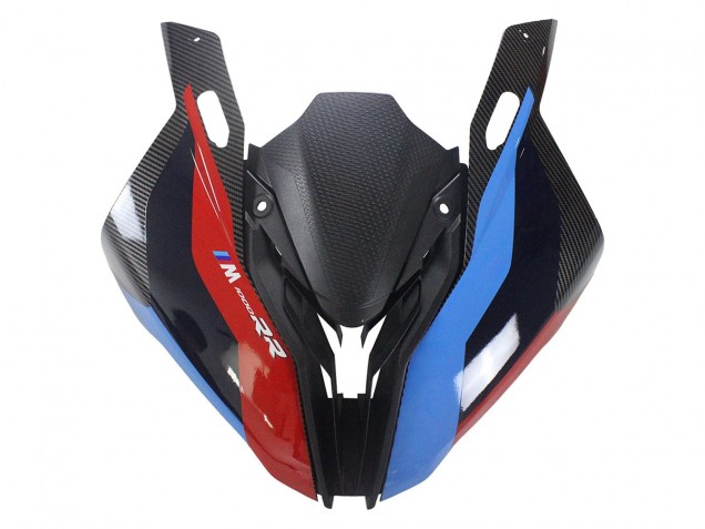 Carenados Moto BMW S1000RR 2023-2024 - Azul Rojo FibraCarbono Baratos