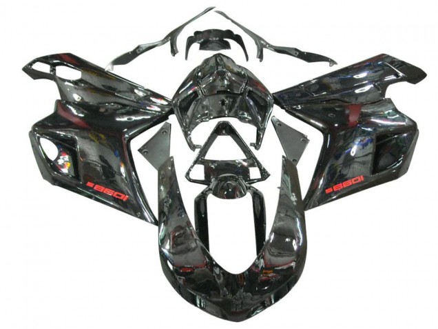 Carenados Moto Ducati 1098 2007-2014 - Negro Brillante Baratos