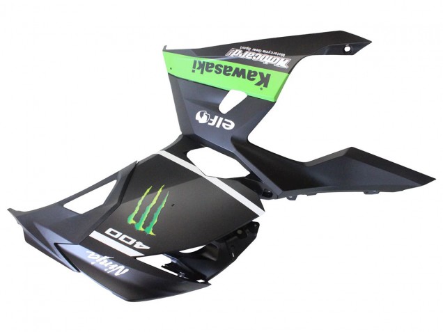 Carenados Moto Kawasaki EX400 2018-2024 - Negro Mate Verde Monstruo Showr Nieve Baratos
