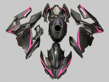 Carenados Moto Kawasaki EX400 2018-2024 - Negro Mate Rosa Baratos