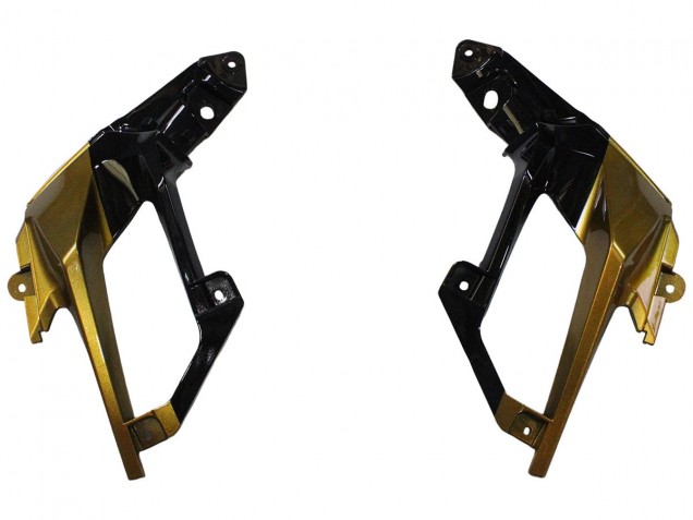 Carenados Moto Kawasaki EX400 2018-2024 - Oro Negro Brillante Baratos