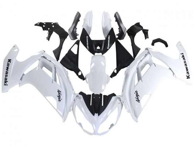 Carenados Moto Kawasaki EX650 2012-2016 - Blanco Negro Baratos