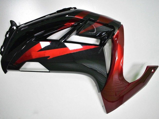 Carenados Moto Kawasaki EX650 2012-2016 - Rojo Negro Brillante Baratos