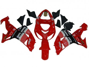 Carenados Moto Kawasaki ZX10R 2006-2007 - Rojo Plata Gris Negro Elf 56 Baratos