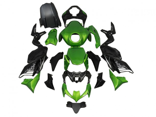 Carenados Moto Kawasaki Z900 2020-2024 - Verde Negro Baratos