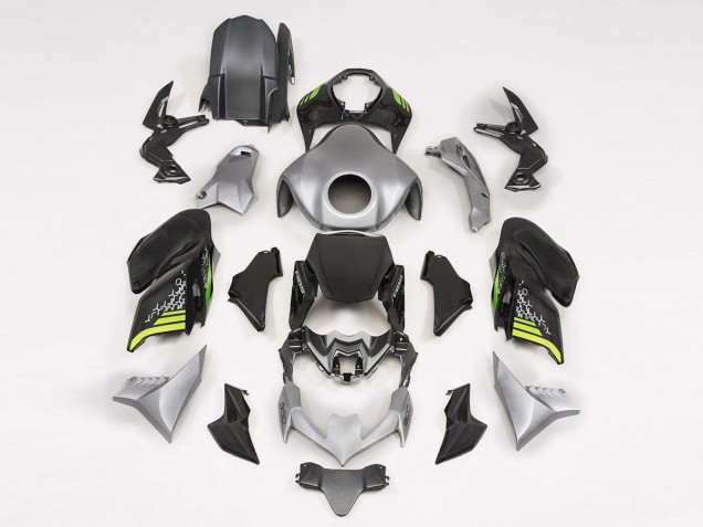 Carenados Moto Kawasaki Z900 2020-2024 - Negro Plata Baratos