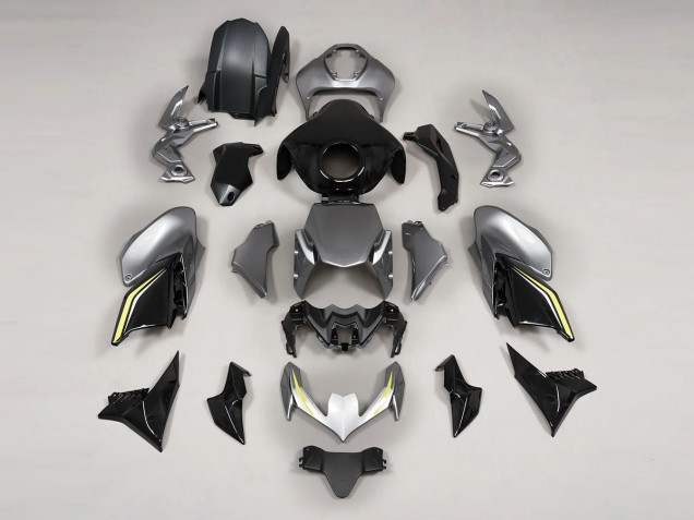 Carenados Moto Kawasaki Z900 2020-2024 - Gris Negro Baratos
