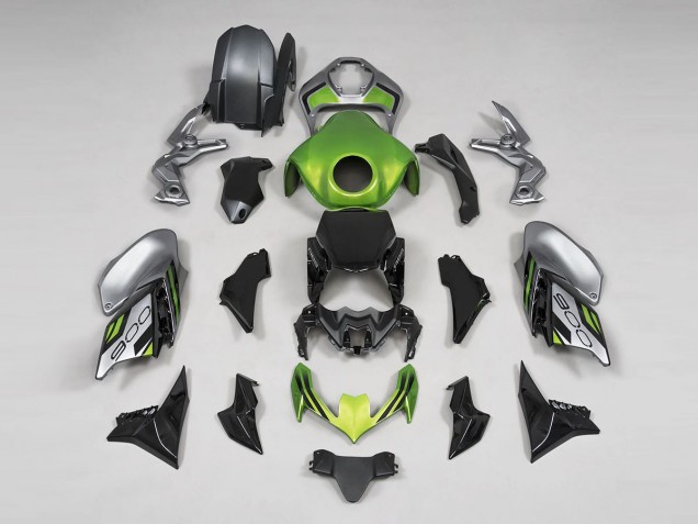 Carenados Moto Kawasaki Z900 2020-2024 - Verde Negro Gris Baratos