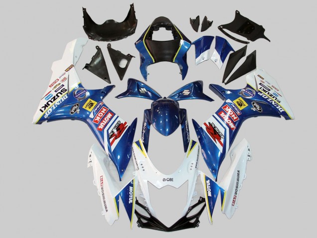 Carenados Moto Suzuki GSXR 600/750 2011-2024 - Blanco Azul Rojo Amarillo Motul Dunlop Baratos